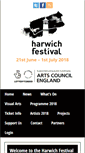 Mobile Screenshot of harwichfestival.co.uk